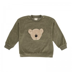 SWEAT ENFANT VELOURS VERT... 2