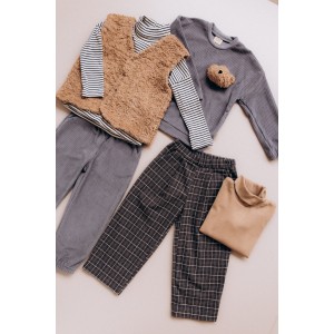 PANTALON ENFANT A CARREAUX... 2