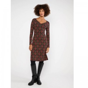 ROBE MANCHES LONGUES COTON BIO FROGGY QUEEN - BLUTSGESCHWISTER - LE MOUTON A 3 PATTES - 1