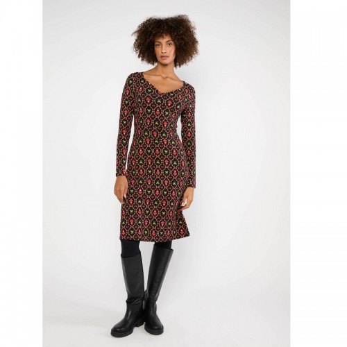 ROBE MANCHES LONGUES COTON BIO FROGGY QUEEN - BLUTSGESCHWISTER - LE MOUTON A 3 PATTES - 1