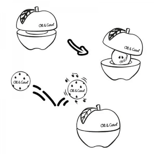 JOUET A EMPILER PASTEQUE- OLI AND CAROL