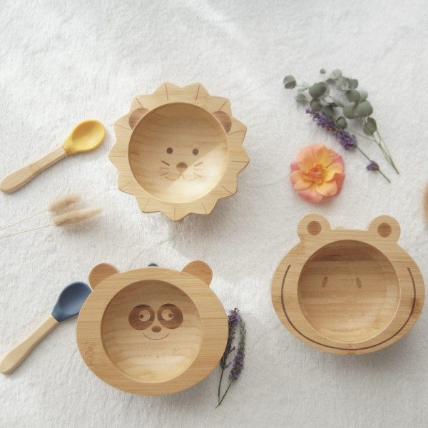 SET REPAS LION JAUNE - CAP BAMBOU