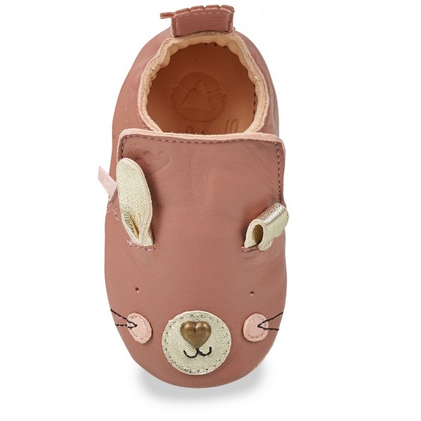 CHAUSSONS BLUBLU LAPIN ROSE- EASY PEASY