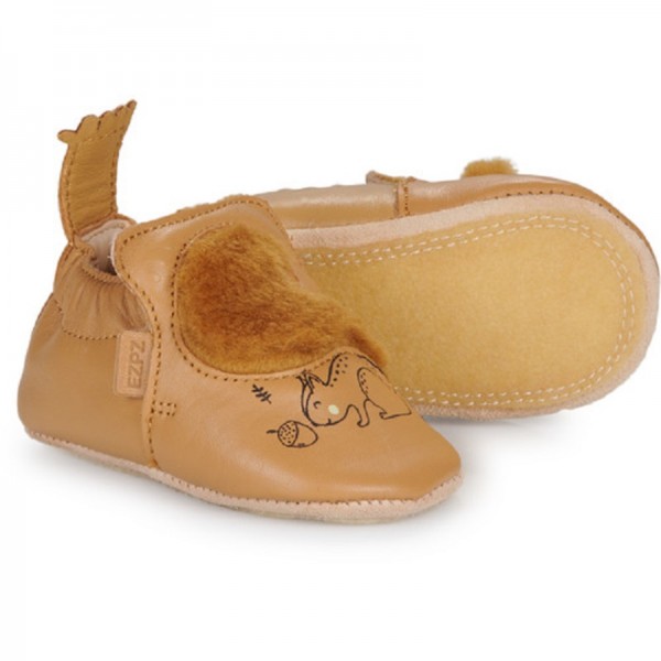 CHAUSSONS BLUBLU ECUREUIL MARRON -...