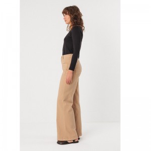 PANTALON LAKHA COTON BIO BEIGE - SKFK - LE MOUTON A 3 PATTES - 1 2