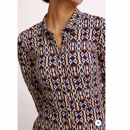 ROBE CHEMISIER MI LOGUE ECOVISCOSE ETHNO - TRANQUILLO - LE MOUTON A 3 PATTES - 3