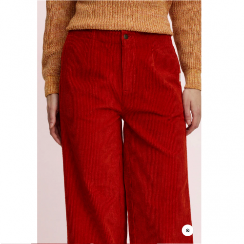 PANTALON LARGE VELOURS COTON BIO ROOIBOS - TRANQUILLO - LE MOUTON A 3 PATTES - 1