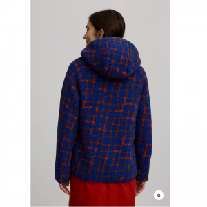 POLAIRE ZIPPEE POLYESTER RECYCLE BLEU ELECTRIQUE - TRANQUILLO -  LE MOUTON A 3 PATTES - 1 2