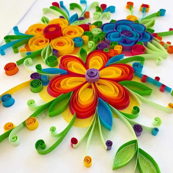 QUILLING ART AU COEUR DES FLEURS -...