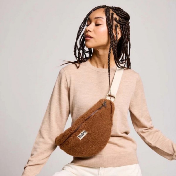 BANANE SASHA FOURRURE TEDDY BRUN -...