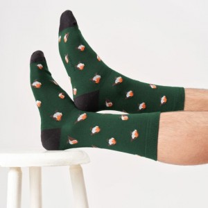 CONE SURPRISE NOEL 1 PAIRE DE CHAUSSETTES HOMME - THOUGHT CLOTHING - LE MOUTON A 3 PATTES - 1 2