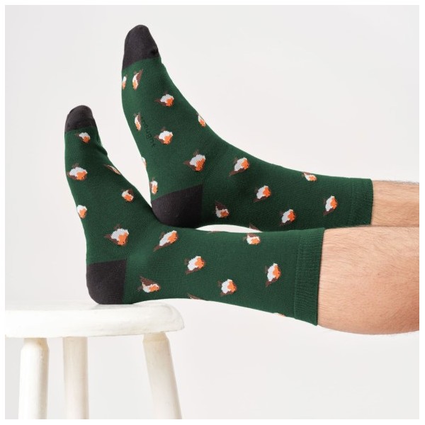 CONE SURPRISE NOEL 1 PAIRE DE CHAUSSETTES HOMME - THOUGHT CLOTHING - LE MOUTON A 3 PATTES - 2
