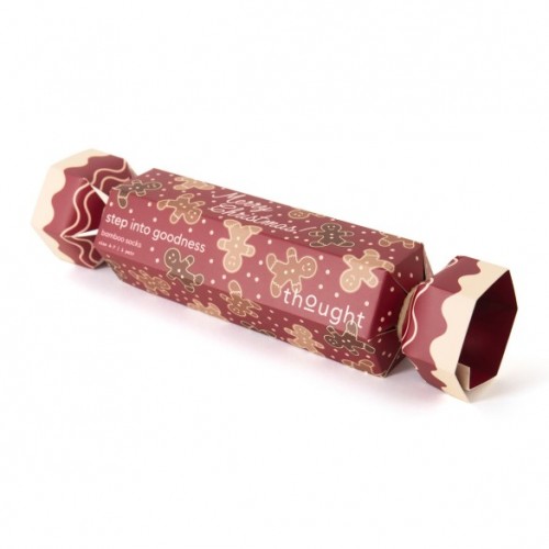 CRACKERS SURPRISE NOEL 2 PAIRES DE CHAUSSETTES FEMME - THOUGHT CLOTHING - LE MOUTON A 3 PATTES - 1