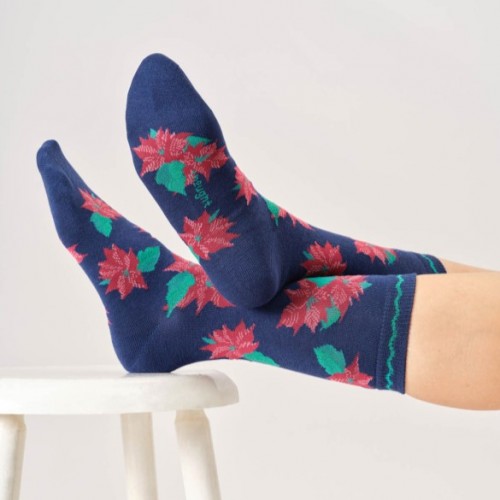 CRACKERS SURPRISE NOEL 2 PAIRES DE CHAUSSETTES FEMME - THOUGHT CLOTHING - LE MOUTON A 3 PATTES - 2