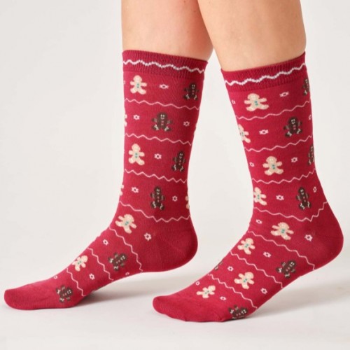 CRACKERS SURPRISE NOEL 2 PAIRES DE CHAUSSETTES FEMME - THOUGHT CLOTHING - LE MOUTON A 3 PATTES - 3