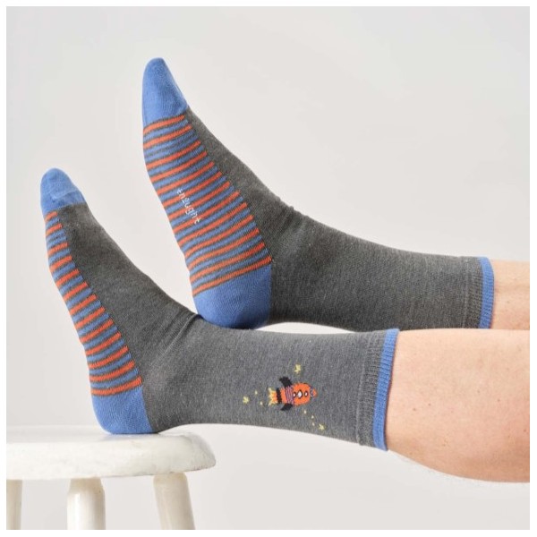 COFFRET 3 PAIRES DE CHAUSSETTES DAD BAMBOU BIO - THOUGHT CLOTHING - LE MOUTON A 3 PATTES - 2