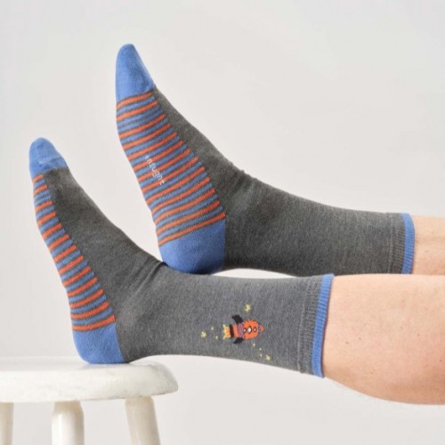 COFFRET 3 PAIRES DE CHAUSSETTES DAD BAMBOU BIO - THOUGHT CLOTHING - LE MOUTON A 3 PATTES - 2