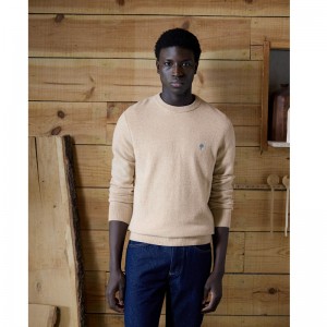 PULL EN LAINE MARLY BEIGE - FAGUO - LE MOUTON A 3 PATTES - 1