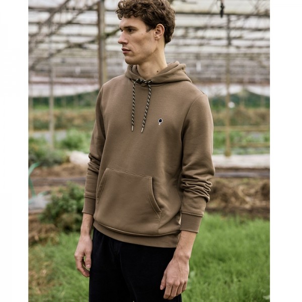 SWEAT CAPUCHE DIRAC MARRON - FAGUO - LE MOUTON A 3 PATTES - 1