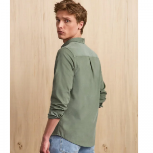 CHEMISE VELOURS IVOY VERTE - FAGUO - LE MOUTON A 3 PATTES - 1 2