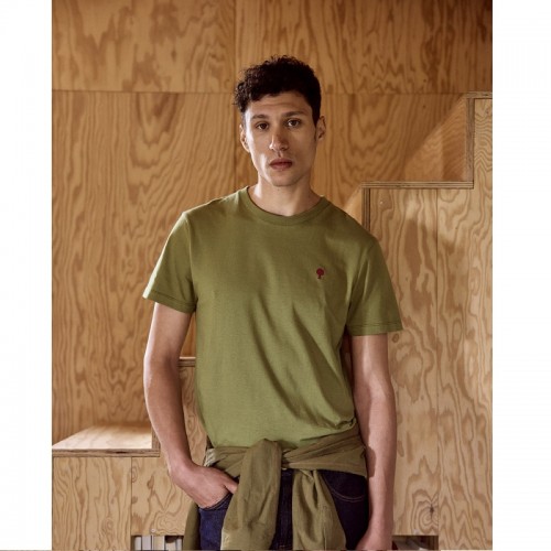 TSHIRT ARCY COTON RECYCLE VERT - FAGUO - LE MOUTON A 3 PATTES - 1