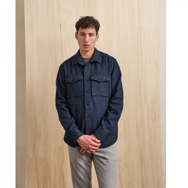 SURCHEMISE COTON BLEUE - FAGUO - LE MOUTON A 3 PATTES - 1