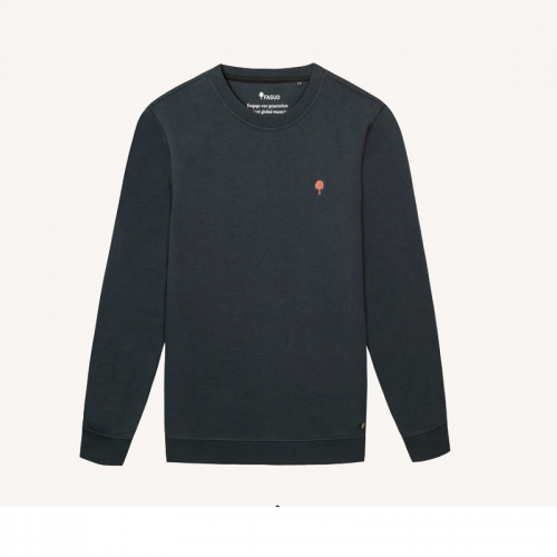 SWEAT DONZY COTON BLEU MARINE - FAGUO - LE MOUTON A 3 PATTES - 3