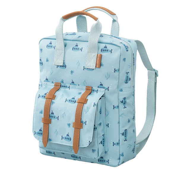 SAC A DOS MATERNELLE BLEU SOUS MARIN...