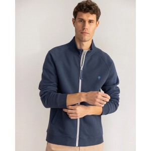 VESTE ZIPPEE MARINE HORTE -...