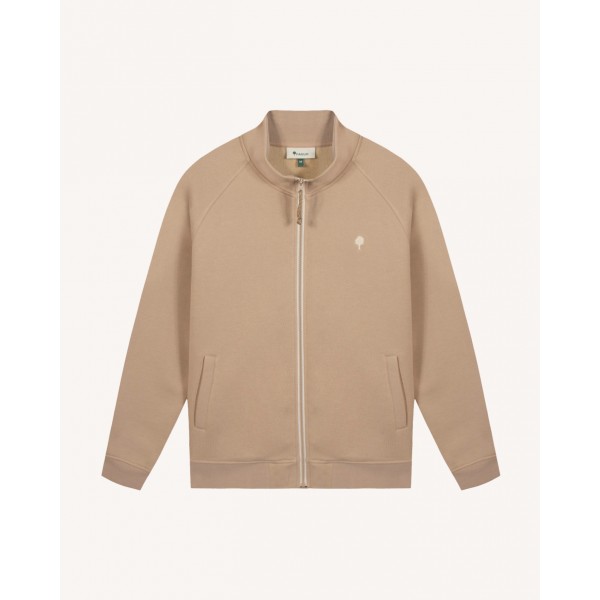 VESTE ZIPPEE BEIGE HORTE - FAGUO