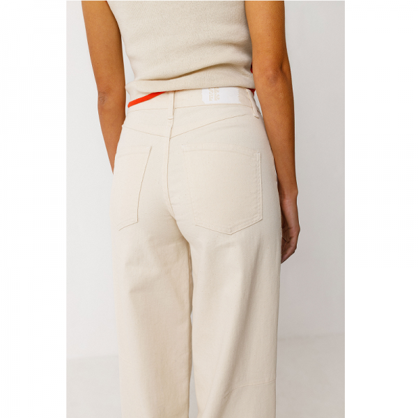 PANTALON SIMONE LARGE EN COTON BIO...