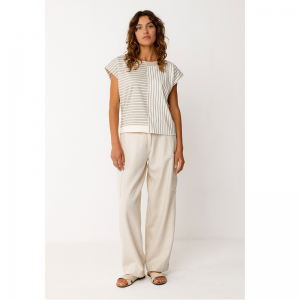 T SHIRT EN COTON BIO RAYE...