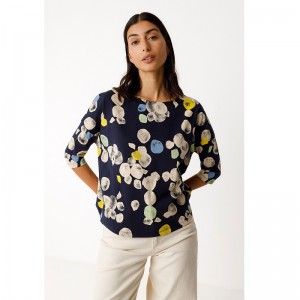 HAUT EKIZA MANCHES 3/4 COTON BIO IMPRIME - SKFK - LE MOUTON A 3 PATTES - 1