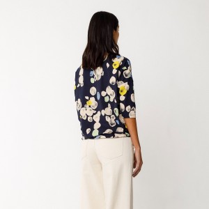 HAUT EKIZA MANCHES 3/4 COTON BIO IMPRIME - SKFK - LE MOUTON A 3 PATTES - 1 2