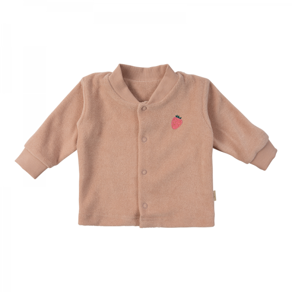 VESTE POUR BEBE EN EPONGE ROSE -...