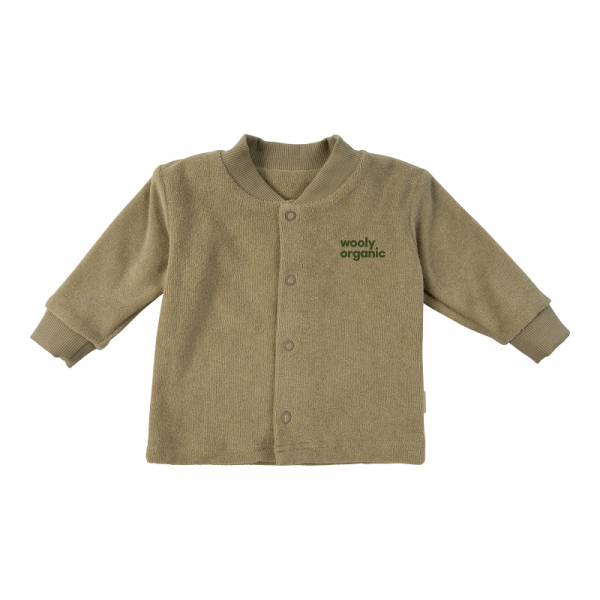 VESTE POUR BEBE EN EPONGE KAKI -...