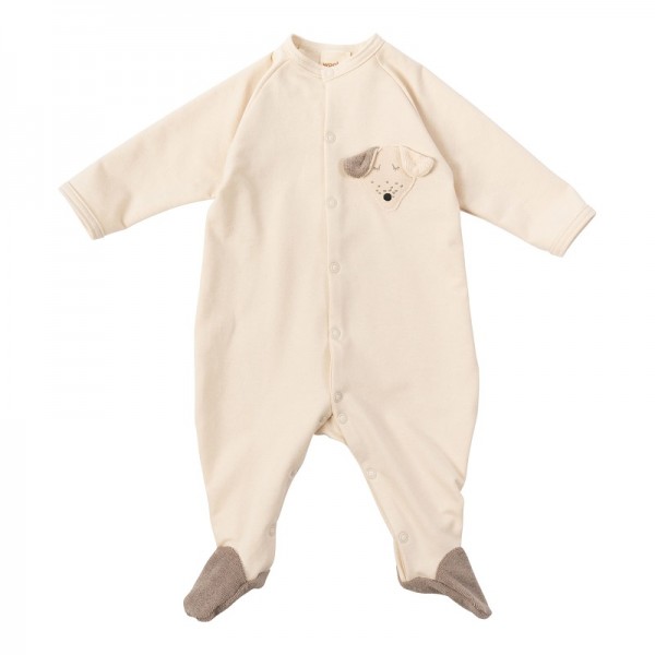 DORS BIEN ECRU MOTIF CHIEN - WOOLY...