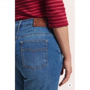 JEAN LARGE DELAVE EN COTON... 2