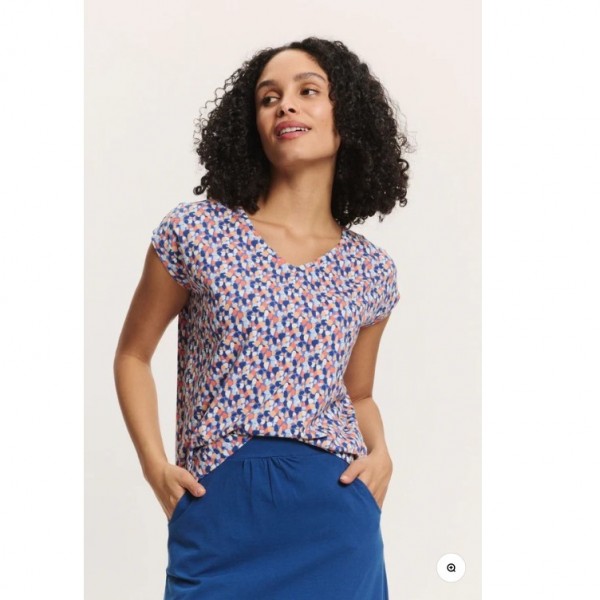 T SHIRT MANCHES COURTES COL V...