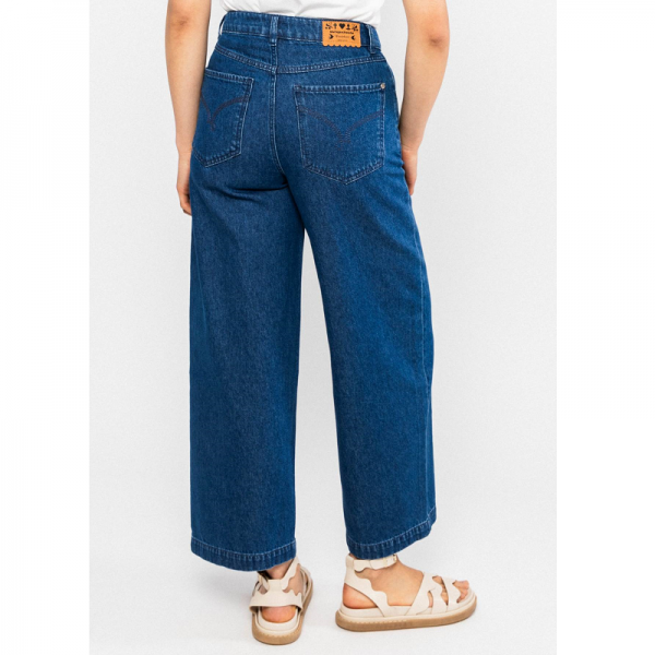 JEAN EN COTON BIO LARGE 7/8 -...