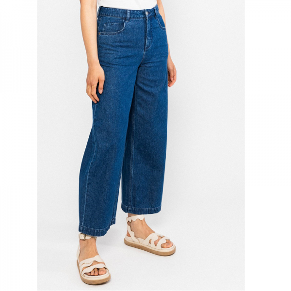 JEAN EN COTON BIO LARGE 7/8 -...