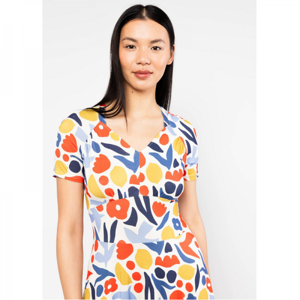 ROBE ECOVISCOSE HERITAGE IMPRIME...