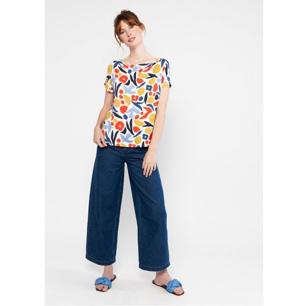 T SHIRT MANCHES COURTES ECOVISCOSE...