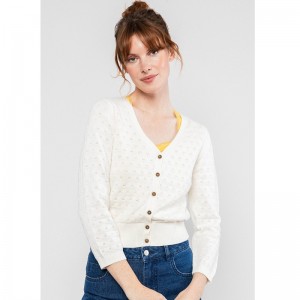 GILET AJOURE COTON BIO...