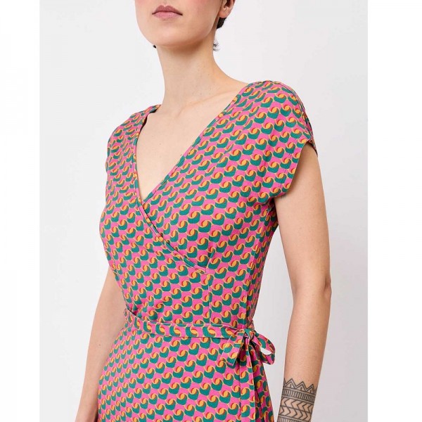 ROBE ADELE AZURE AZALE ECOVISCOSE - PRINCESSE NOMADE - LE MOUTON A 3 PATTES - 3