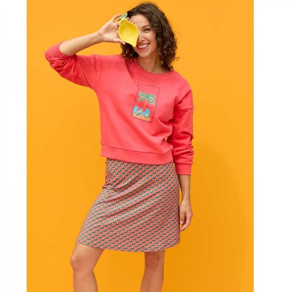 JUPE ABILIA AZURE AZALE ECOVISCOSE - PRINCESSE NOMADE - LE MOUTON A 3 PATTES - 1