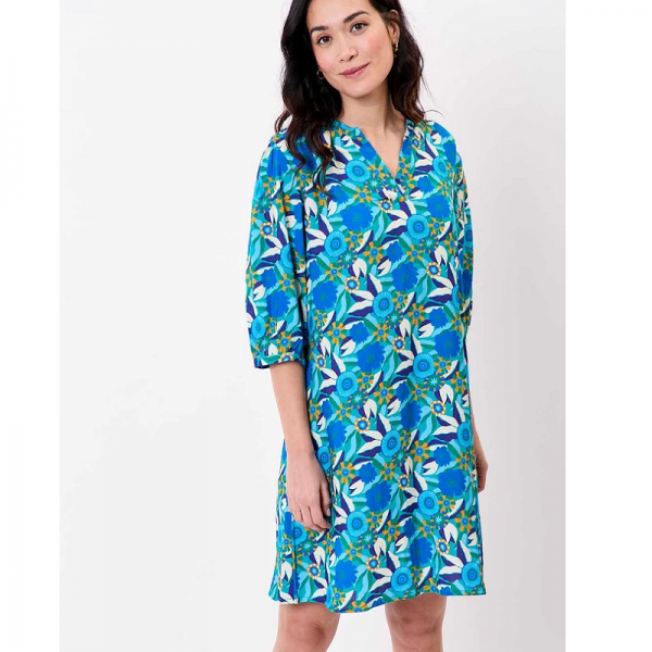 ROBE OLYMPE SWING BLEU ECOVISCOSE - PRINCESSE NOMADE - LE MOUTON A 3 PATTES - 1