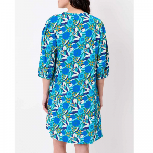 ROBE OLYMPE SWING BLEU ECOVISCOSE - PRINCESSE NOMADE - LE MOUTON A 3 PATTES - 1 2