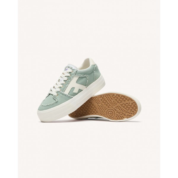 BASKET WALNUT PLATFORM TOILE VERT...