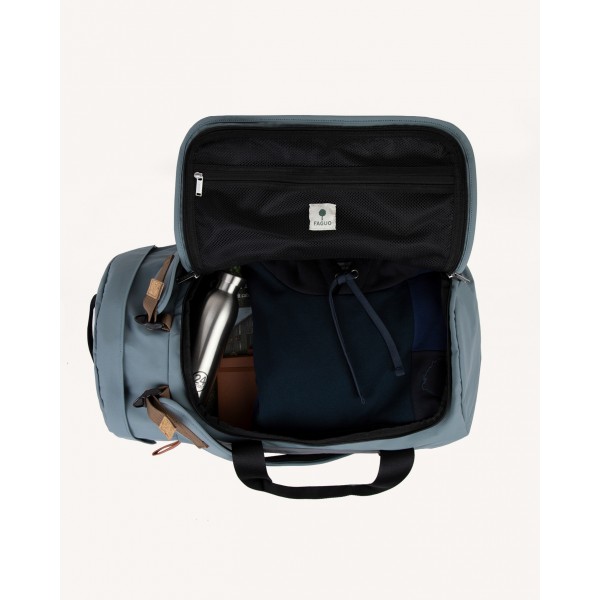 SAC DE VOYAGE BLEU NYLON RECYCLE - FAGUO